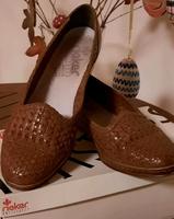 Damenschuhe Pumps Gr.6 Rieker Leder nussbraun Hessen - Langenselbold Vorschau