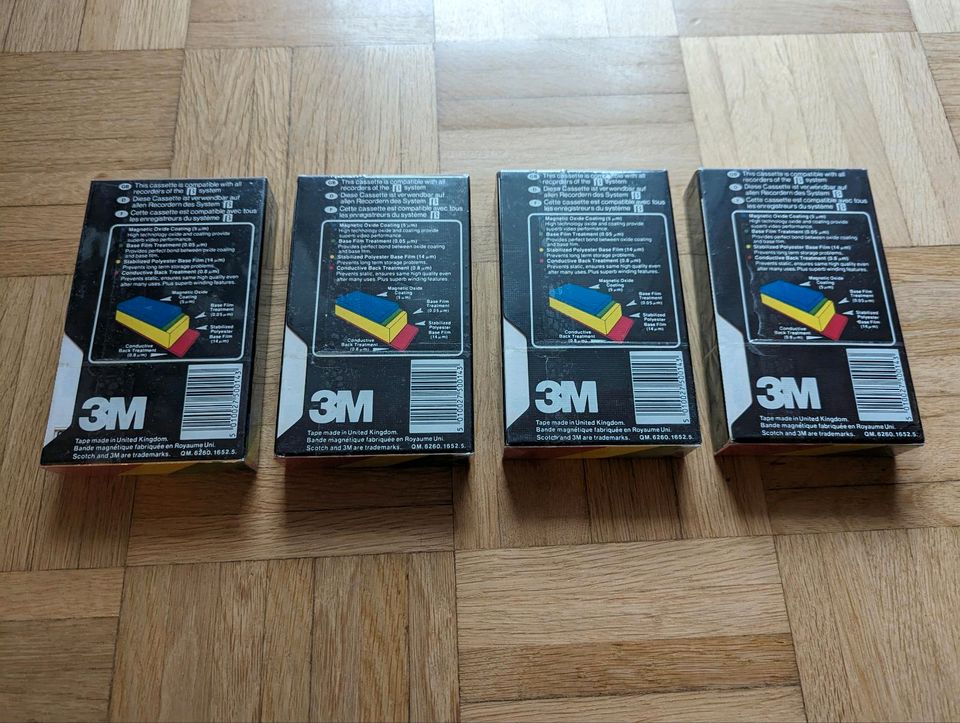 Scotch 3M Beta Betamax L-750 Kassetten NEU OVP eingeschw. (4 Stk) in Bad Homburg