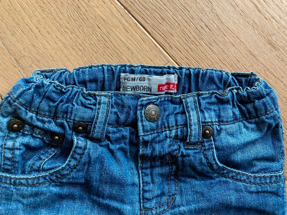 Name it-Set aus 1 Feincord-Hose und 1 Jeans in Gr. 56/68 in Bocholt