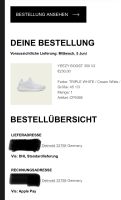 Adidas YEEZY BOOST 350 V2 TRIPLE WHITE / Cream White gr. 45 1/3 Nordrhein-Westfalen - Detmold Vorschau