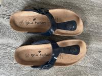 Zehentrenner Blue Motion glänzend blau, Gr. 37 Bayern - Schwabach Vorschau