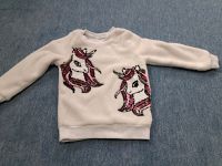 Kuscheliger Pullover Einhorn weiß 104 h&m wendepailetten Nordrhein-Westfalen - Versmold Vorschau