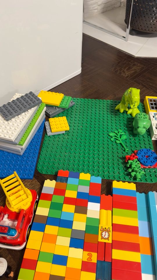 XXL Sammlung Lego Duplo Cars Polizei Feuerwehr Tiere Dinos  Paket in Erkrath