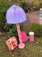 Stehlampe Upcycling Unikat Shabby 60er 70er Space Hippie Vintage Bayern - Gallmersgarten Vorschau