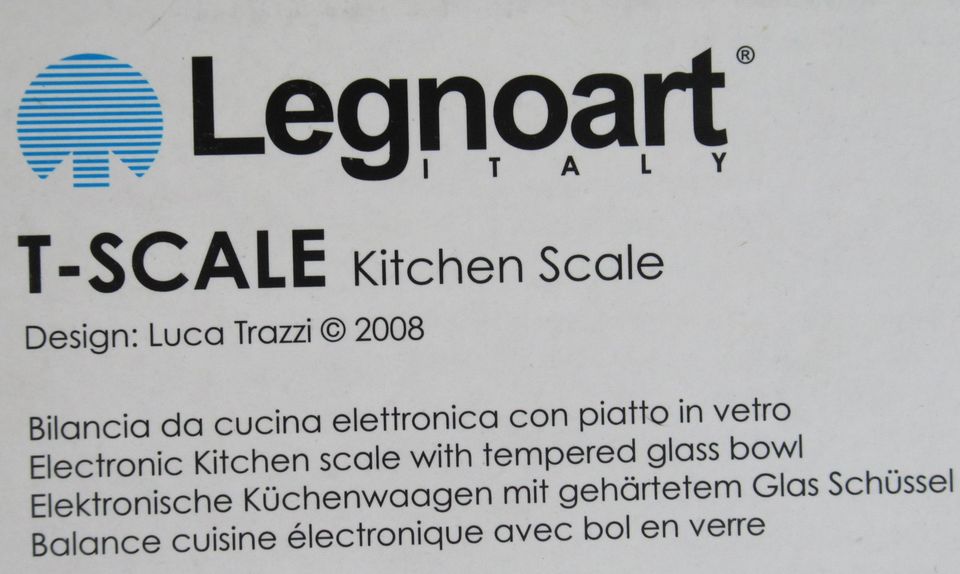 Legnoart Küchenwaage Waage digital T-Scale kitchen - grün - neu - in Linkenheim-Hochstetten