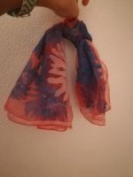 durchsichtiges vintage Tuch quadratisch blumen rot blau foulard Nordrhein-Westfalen - Mönchengladbach Vorschau