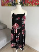 Kleid Vila Gr L schwarz Blumen Trägerkleid Rheinland-Pfalz - Bechtheim Rheinhessen Vorschau