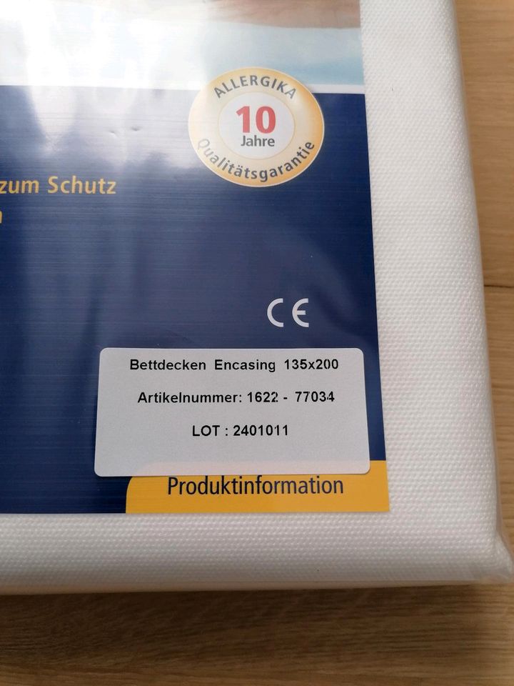 Allergiebezug Bettdeckenbezug Encasing 135x200 NEU in Röllbach