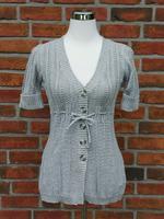 Neu Raspberry Strickjacke Knopfleiste Kurzarm Lochmuster 32 34 Nordrhein-Westfalen - Uedem Vorschau