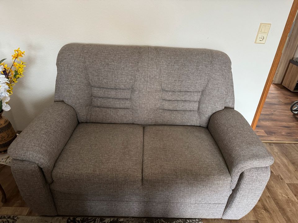 Sofa, 2-Sitzer (Couch) in Heide