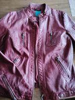 Rote (Kunst)Lederjacke Bayern - Peiting Vorschau