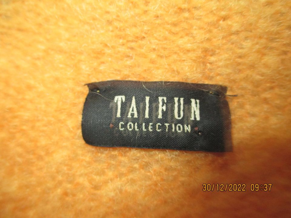 orangefarbener Kurzarmpulli, Taifun Collection, Gr. 38 (SZOR) in Konz