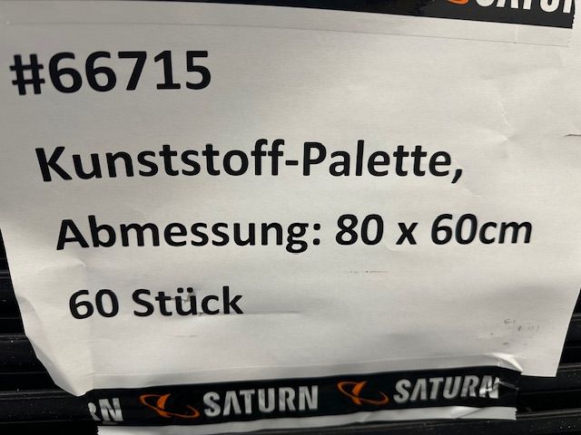 Einwegpalette Palette Plastikpalette Kunststoffpalette in Strausberg