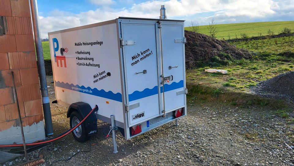 Heizmobil Estrichtrocknung Bauheizung Notheizung Heizmobil in Bad Wurzach