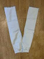 jeanshose hose weiß größe 34 von zara, unten mit franzen kaum get Bayern - Gochsheim Vorschau