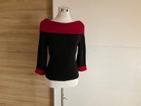 PIMKIE Pullover Gr. 36/38 schwarz/rot Schulterkragen Niedersachsen - Schortens Vorschau