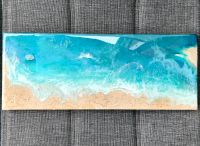 Resin-Meeresbild auf Holzmalgrund 40 x 16 cm Essen-West - Frohnhausen Vorschau