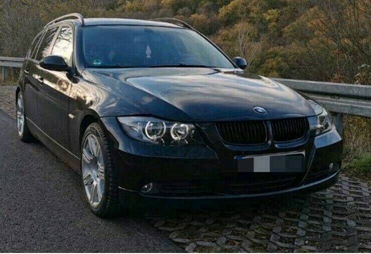 Angel Eyes Scheinwerfer schwarz für BMW 3er E90 E91 Limo Touring in Calden