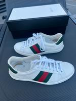Gucci Ace Low-Top-Sneaker 386750 UNISEX Weiß Turnschuhe Schuhe 41 Hamburg-Nord - Hamburg Langenhorn Vorschau