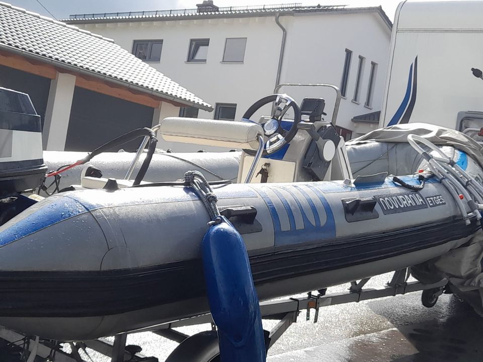 Motorboot mit 40PS in Biberbach