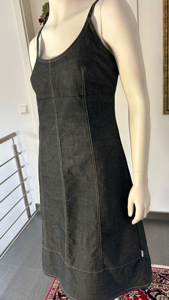 STREET ONE Jeans Sommerkleid mit Ziernähten + Spaghettiträgern in Detmold