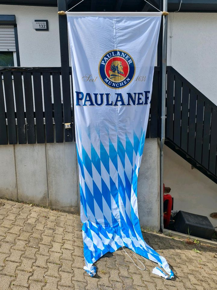 Paulaner Fahnenbanner in Waiblingen