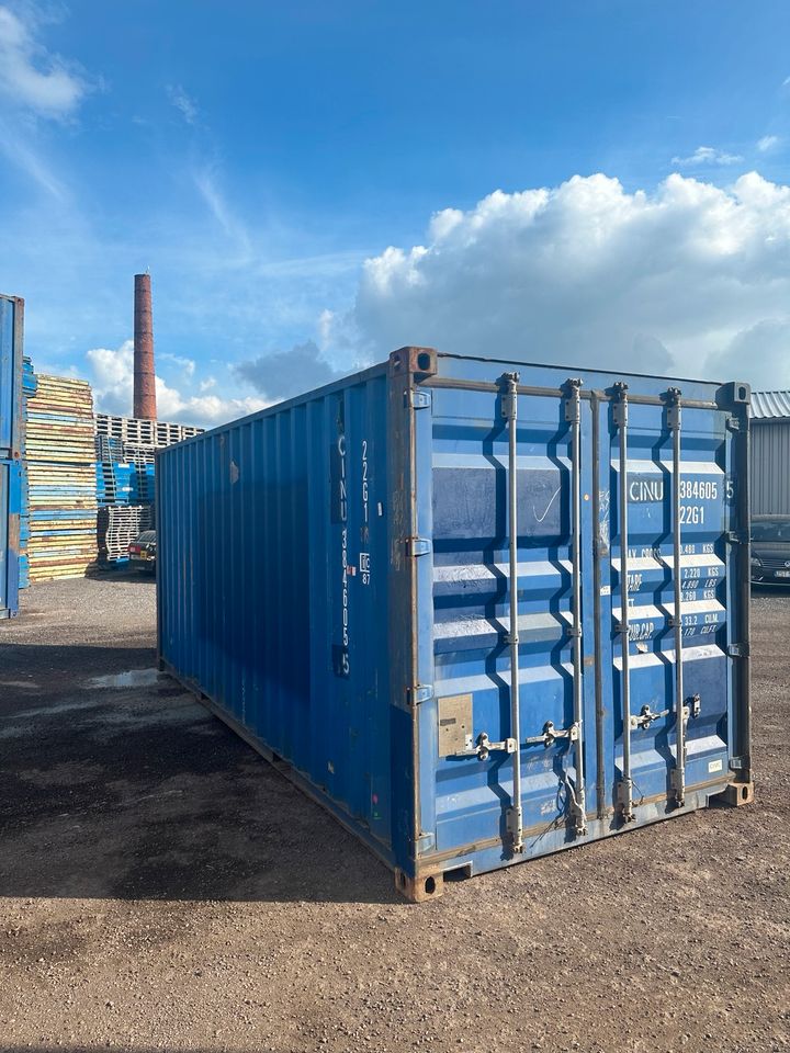 20 Fuss Seecontainer gebraucht Lagercontainer in Groß Ammensleben