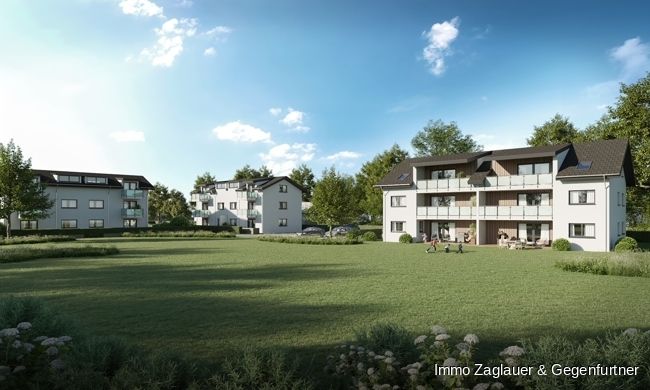 Traumwohnung nähe Hengersberg: Moderne Neubauwohnung im KfW 40-Standard und umweltfreundlicher Luftwärmepumpe! in Iggensbach