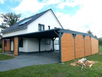 Carport aus Holz | mit Lamellen aus Holz | aus Polen Berlin - Spandau Vorschau