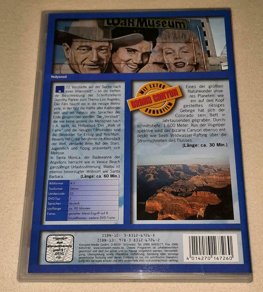 DVD welt•weit LOS ANGELES (mit Bonusfilm: GRAND CANYON) USA Reise in Walshausen bei Zweibrücken, Pfalz