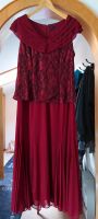 Festliches bodenlanges bordeaux rotes Kleid Hochzeit Gr. 22 / 44 Schleswig-Holstein - Bad Oldesloe Vorschau