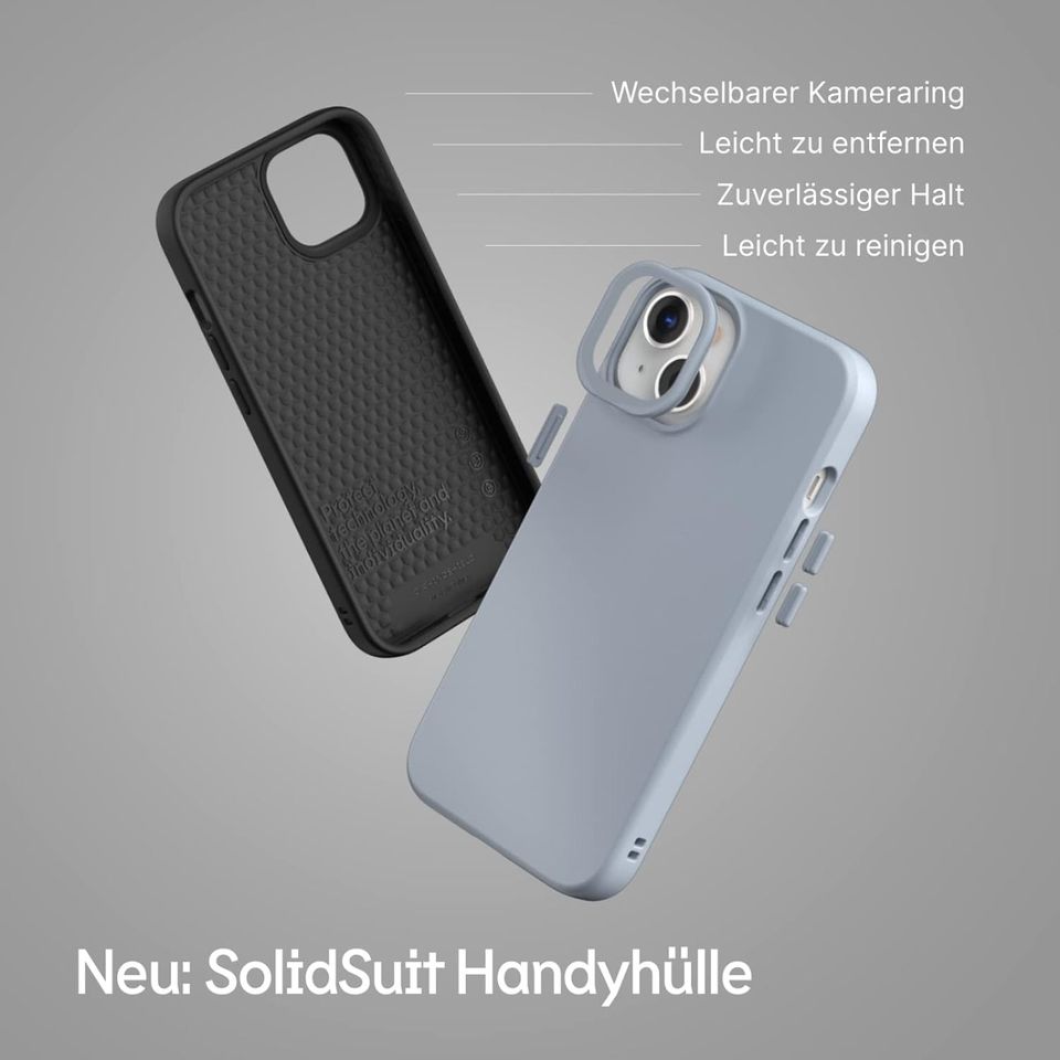 RhinoShield SolidSuit Case Hülle iPhone 14 Pro Max Schwarz in Mannheim