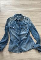Guess Bluse / Jeanshemd Damen wie NEU Gr. XS Original Nordrhein-Westfalen - Beckum Vorschau