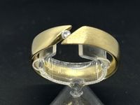 Goldring 585er 14k Gelbgold Gold Ring Diamant Gr. 18,5/58 500€* Niedersachsen - Barßel Vorschau