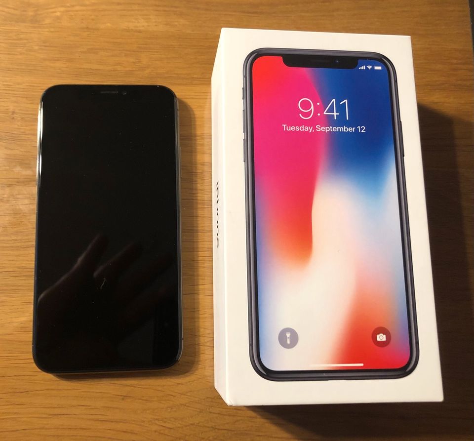 iPhone 10 (X), 64 GB, black, 2017, Smartphone, in Pörnbach