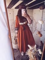 Rostorangenes Boho Hippie Maxikleid L Neu Niedersachsen - Freren Vorschau