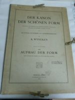 Antik Mappe Der Kanon der schönen Form von K. Wyneken 1907 Baden-Württemberg - Täferrot Vorschau