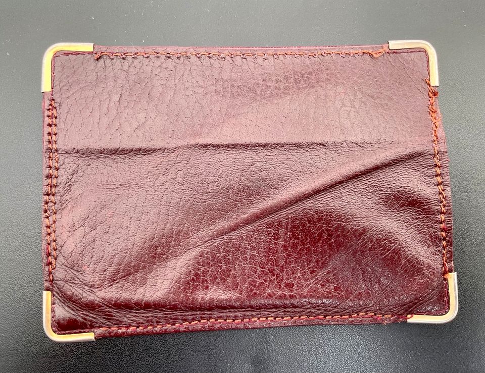 2 Vintage Rolex wallets cardholder Brieftasche Leder in Moers