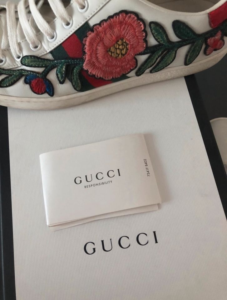 Weiße Gucci Leder-Sneaker mit Blumen Embroidery in Dresden - Loschwitz |  eBay Kleinanzeigen ist jetzt Kleinanzeigen