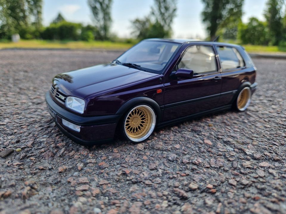 1:18 VW Golf 3 VR6 Syncro Tiefer Tuning mit Hamann Echt Alu Felge in Eisleben