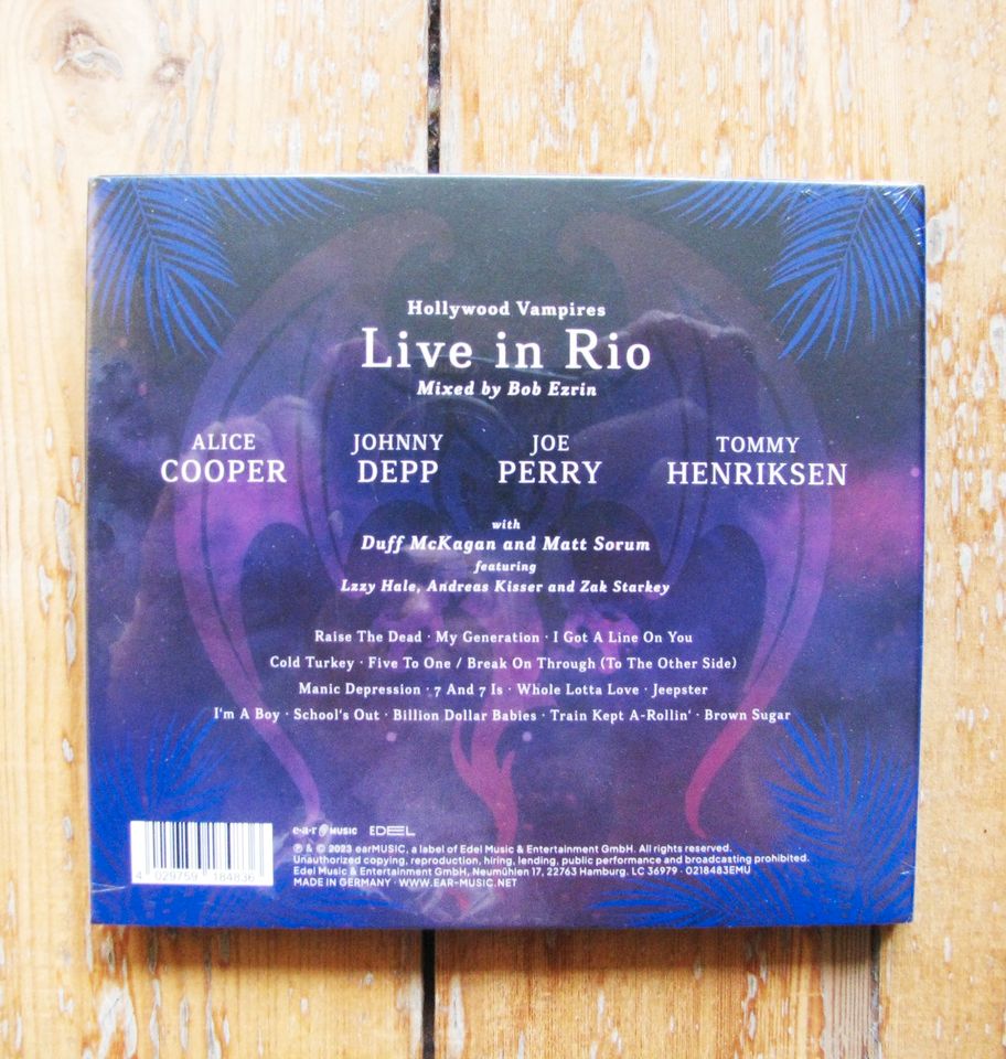 Hollywood Vampires - Live In Rio CD+Blue-ray Digipak in Hamburg