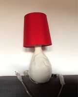 Nachttischlampe, Stehlampe, rot/weiß, Lichtsack, Tischlampe Bayern - Farchant Vorschau