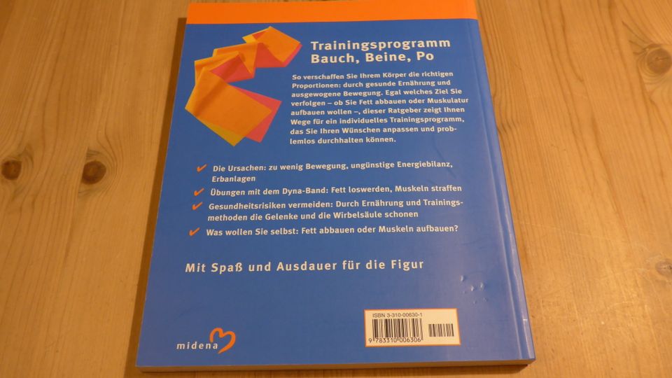 BAUCH BEINE PO ++ BUCH FÜR ÜBUNGEN MIT DEM DYNA BAND ++ WIE NEU in Dannenberg (Elbe)