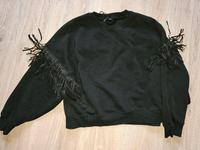 ZARA Pulli Pullover Crop Fransen-glitzer  Gr L 40 Bayern - Burglengenfeld Vorschau