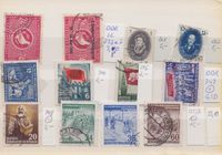 DDR-Briefmarken aus 1949 – 1953 gestempelt Berlin - Zehlendorf Vorschau