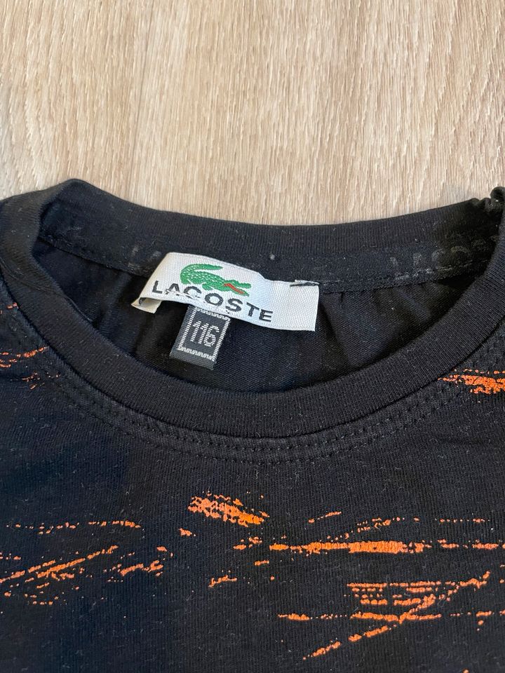 kurzarm Shirt T-Shirt „Lacoste“ Größe 116 in Penig