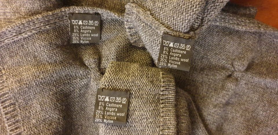 ROECKL Cashmere Perlen Set: Schal Mütze Handschuhe grau ONE SIZE in Berlin