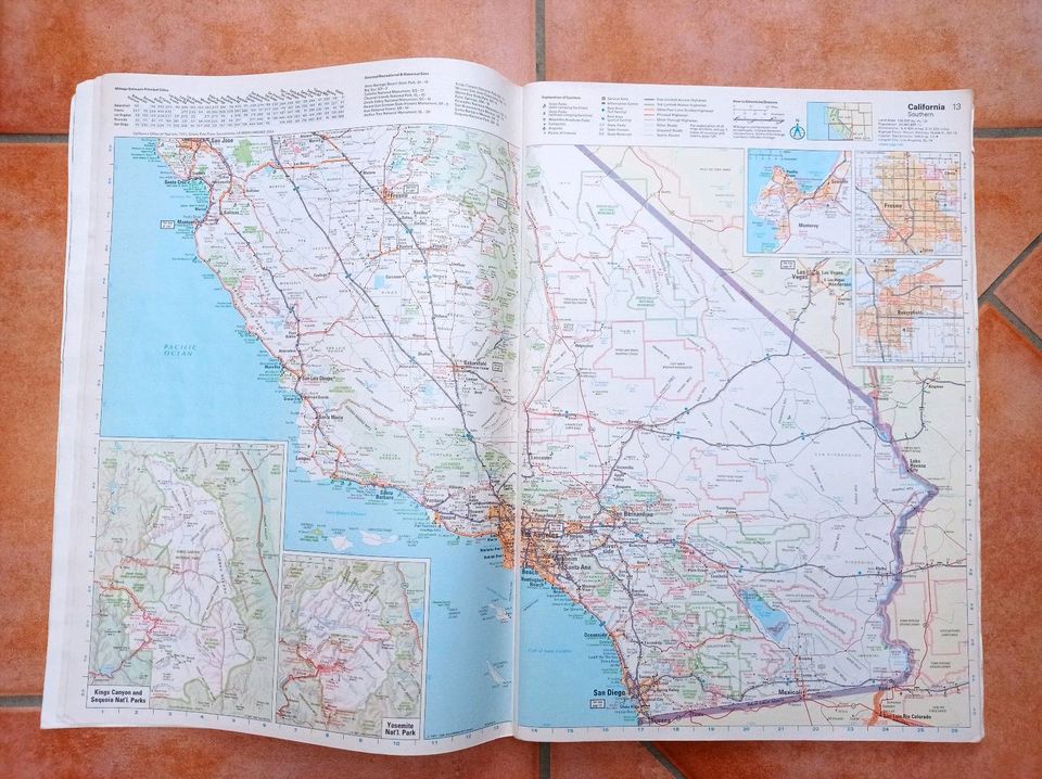 Road Atlas 1987,United States,Canada, Mexikos in Bad Harzburg