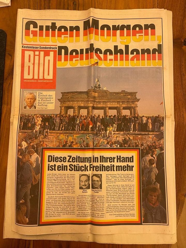 BILD Zeitung 1990 - alte Bild Zeitungen 90er in Ohrdruf