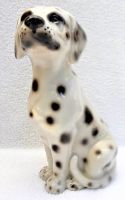 Dalmatiner Figur Porzellan / Keramik Hund sitzend   glasiert 26 c Nordfriesland - Oldenswort Vorschau